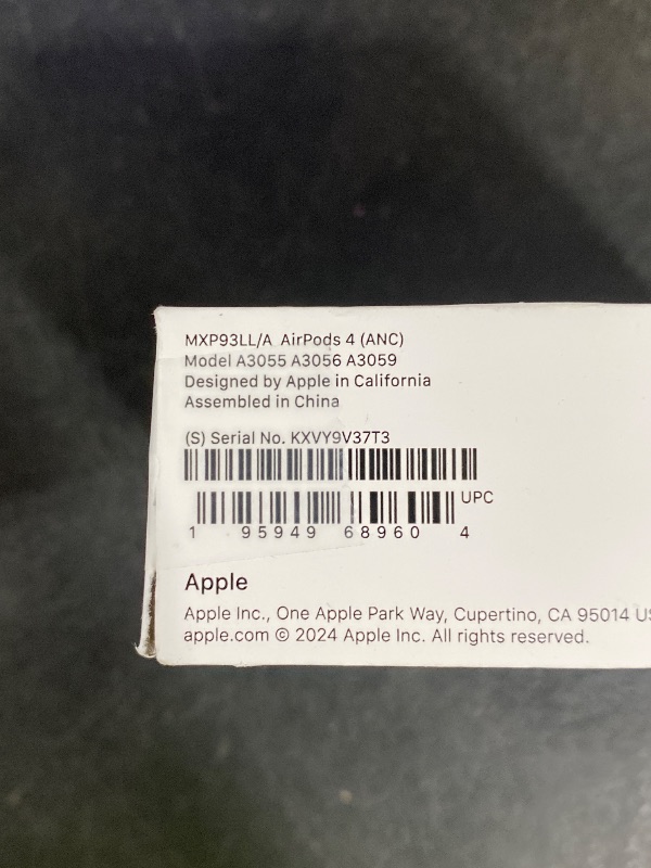 View 2 of Apple AirPods 4 Wireless Earbuds with ANC