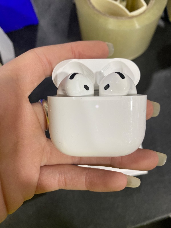 View 4 of Apple AirPods 4 Wireless Earbuds with ANC