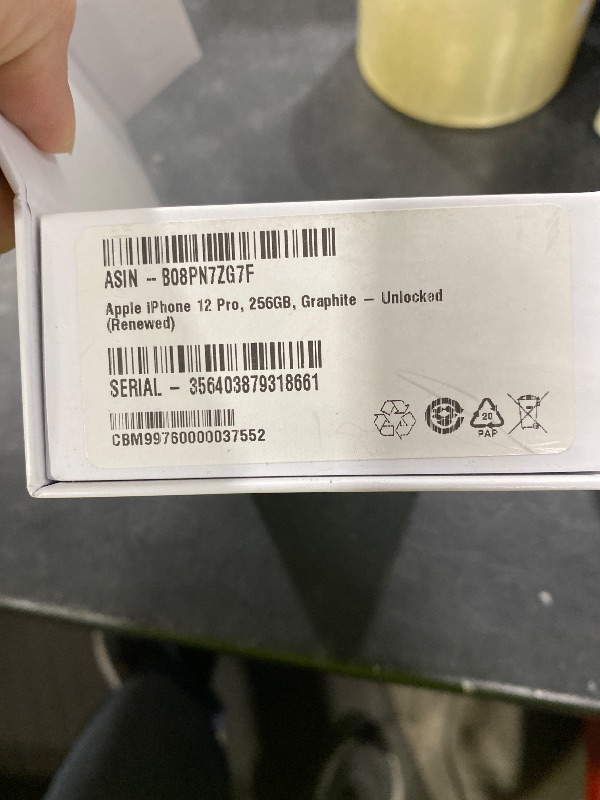 Photo 1 of Apple iPhone 12 Pro 256GB Graphite Unlocked (Renewed)