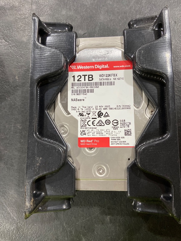 Photo 1 of Western Digital 12TB WD Red Pro NAS Internal Hard Drive