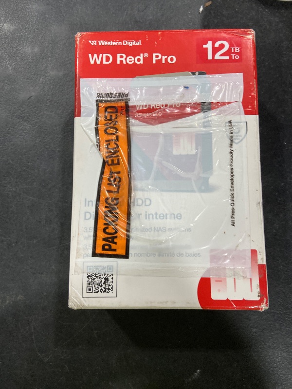 Photo 1 of Western Digital 12TB WD Red Pro NAS Internal Hard Drive