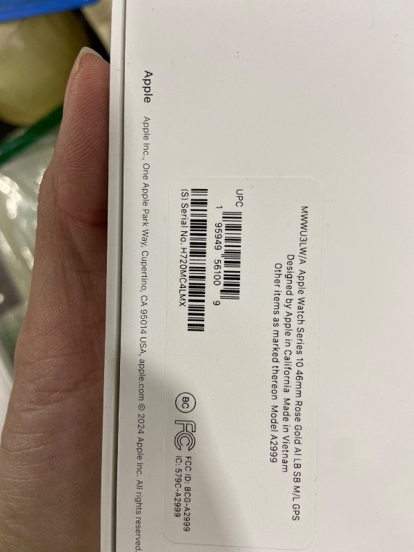 Photo 1 of Apple Watch Series 10 GPS Smartwatch, 46mm