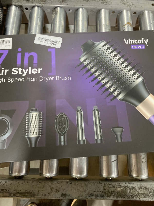 Photo 1 of Vincofy 7-in-1 Hot Air Brush Set