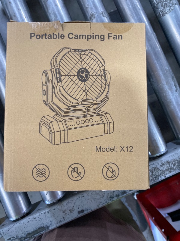 Photo 1 of UUYEE Rechargeable Camping Fan - Orange
