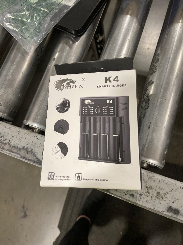 Photo 1 of IMREN 18650 Battery Charger, 4-Bay USB-C