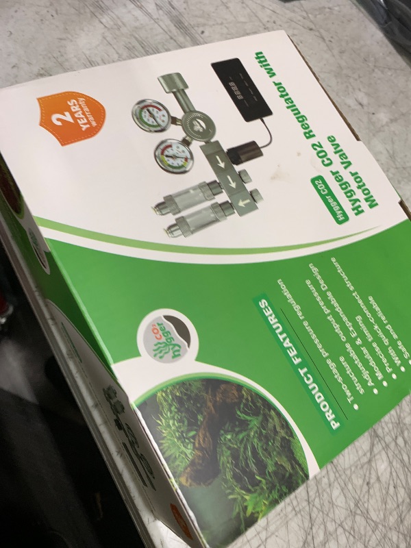 Photo 1 of Hygger CO2 Upgraded Aquarium CO2 Regulator with Motorized Valve, Dual Stage Adjustable Pressure, Expandable for Two Tanks, Includes Timer and Bubble Counters for CO2 Aquarium System