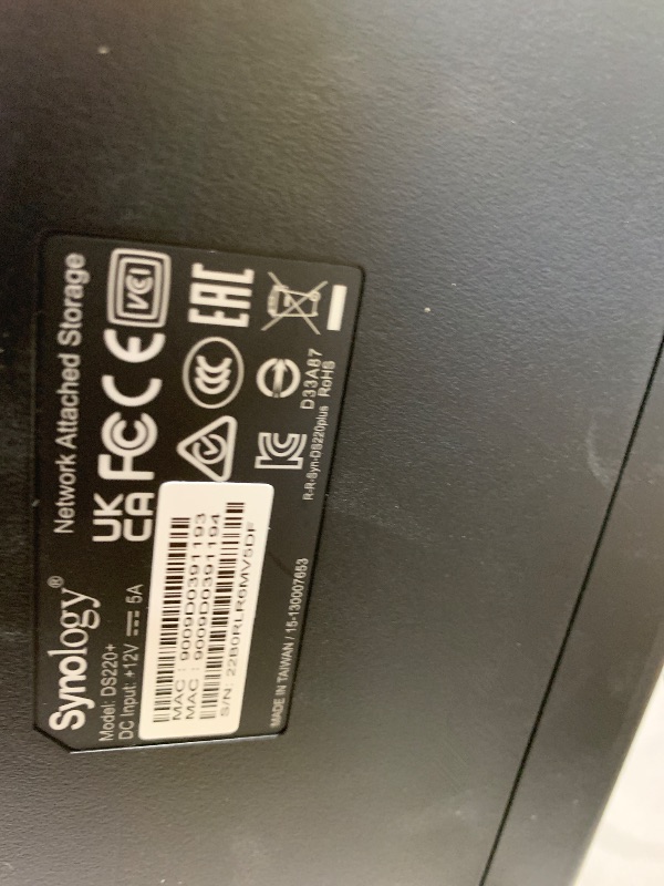 Photo 1 of Synology 2 bay NAS DiskStation DS220+ (Diskless)