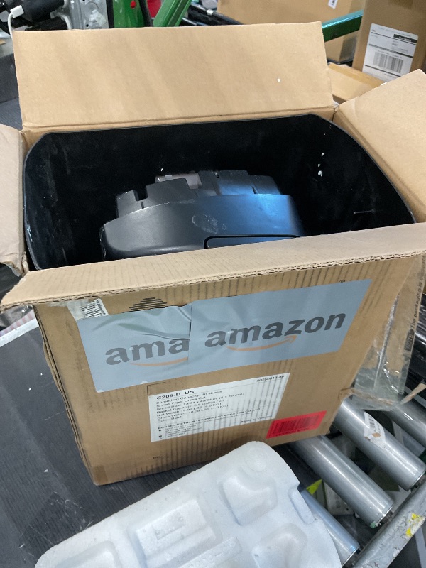 Photo 1 of [UNTESTED] Bonsaii 10-Sheet Cross Cut Paper Shredder, 5.5 Gal Home Office Heavy Duty Shredder for Credit Card, Staple, Clip with Transparent Window(C209-D)
