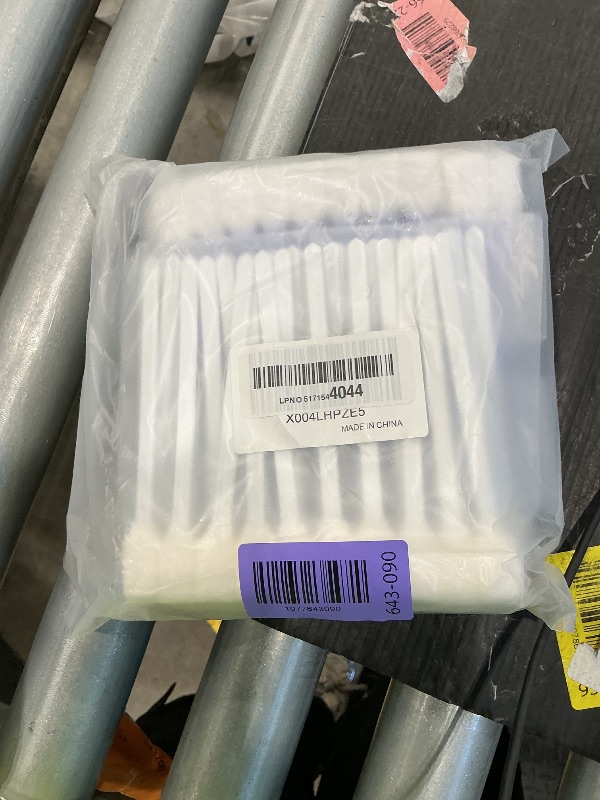 Photo 1 of (100 PCS) 5.11" Square Rectangle Foam Cleaning Swab Sticks(50 PCS White+50 PCS Blue)