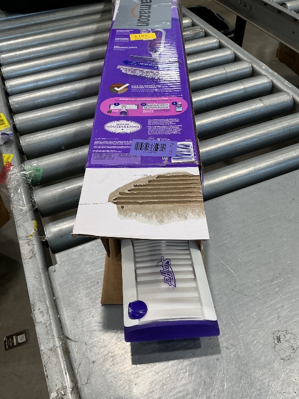 Photo 1 of [MISSING SEVERAL PARTS] Swiffer PowerMop Multi-Surface Mop Kit for Floor Cleaning, Fresh Scent, Mopping Kit Includes PowerMop, 2 Mopping Pad Refills, 1 Floor Cleaning Solution with Fresh Scent and 2 Batteries