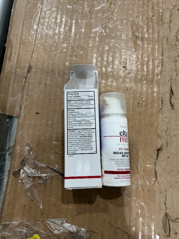 Photo 1 of [USED] EltaMD UV Clear Face Sunscreen SPF, Oil-Free Sunscreen with Zinc Oxide, Dermatologist Recommended