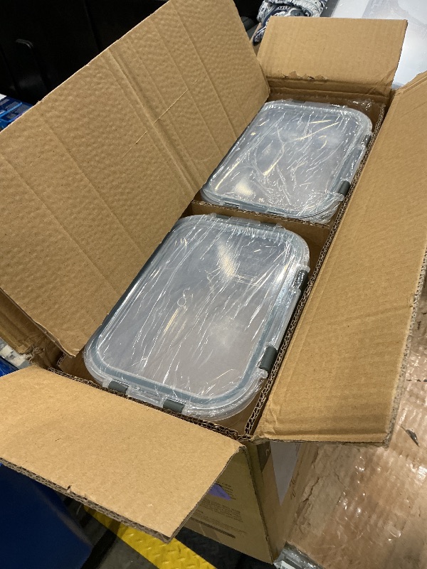 Photo 1 of [8-Pack,30 oz]Glass Meal Prep Containers,Glass Food Storage Containers,Airtight lunch Containers with Lids, Microwave, Oven, Freezer and Dishwasher