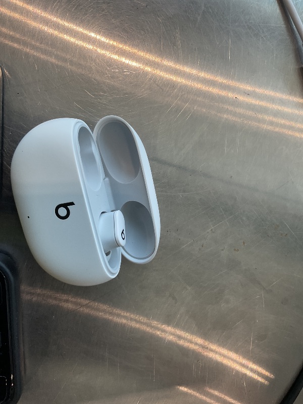 Photo 1 of [Missing Left Bud] Beats Studio Buds - True Wireless Noise Cancelling Earbuds - Compatible with Apple & Android, Built-in Microphone, IPX4 Rating, Sweat Resistant Earphones, Class 1 Bluetooth Headphones - White