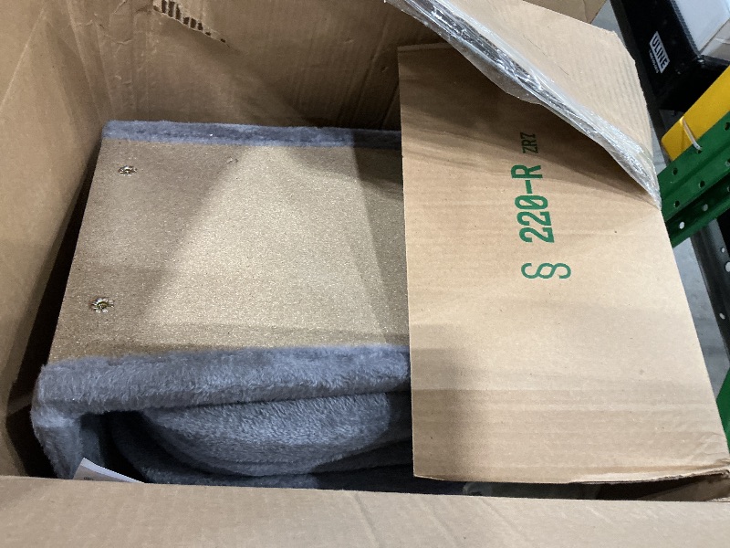 Photo 1 of **UNTESTED**
YUNIQUE Cat Tree with Cat Condo and Big Hammock, Grey