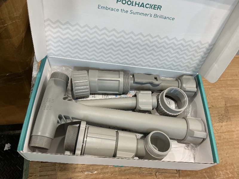 Photo 1 of [Patent Pending] 2025 Upgrade Pool Fountain - Dual Spray Water Fountains for Above Ground/Inground Pools, 2-in-1 Adjustable Waterfall Pool Sprinkler Fountain
