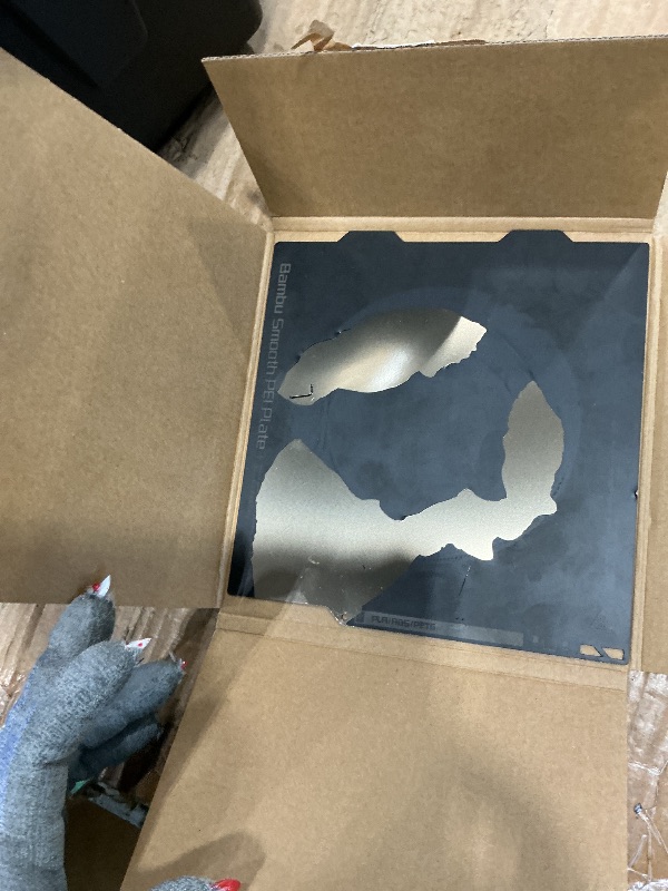Photo 1 of **UNTESTED**
3DTOOLS Original Dual Smooth and Textured Build Plate 184x184MM Spring Steel Plate for Bambu LAB A1 MINI 3D Printer