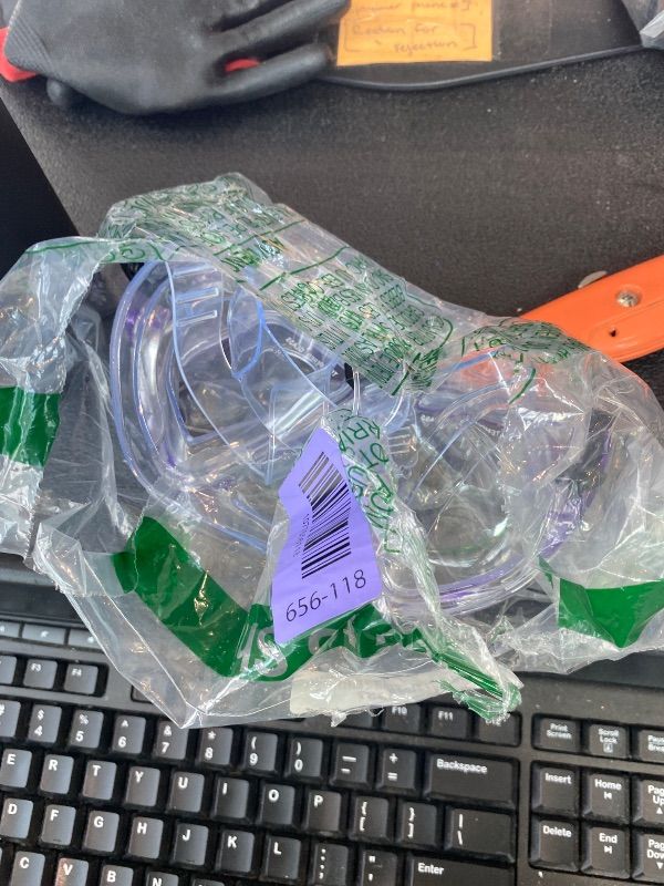 Photo 1 of [DAMAGED] Weewooday 2 Pcs Adults Swimming Goggles with Nose Cover Antifog Clear Diving Mask Clear Wide View No Blurring Tempered Glass Swim Goggle for Adult Men Women Youth(Light Green, Purple)