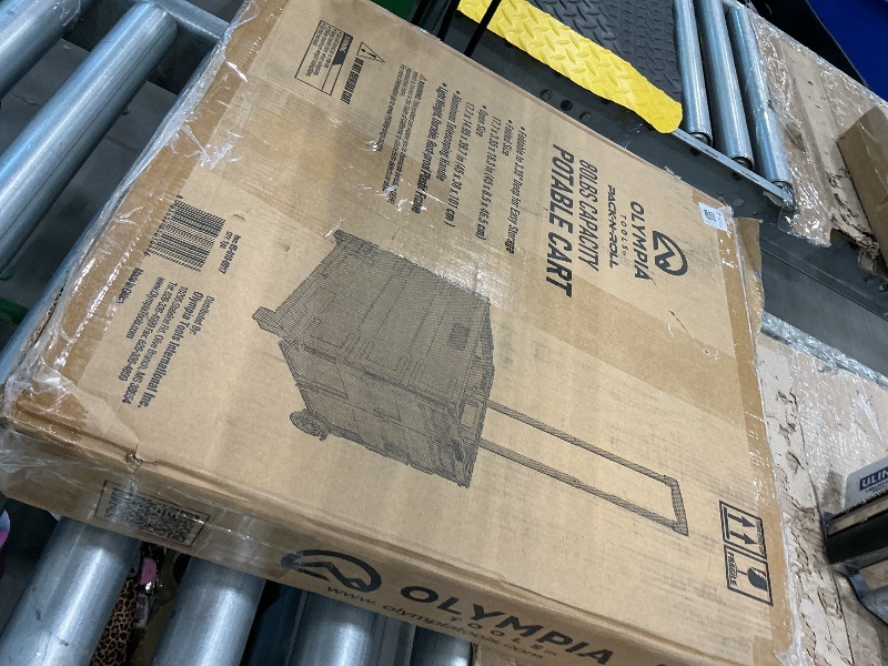 Photo 1 of ***MINOR DAMAGE**** Olympia Tools 85-010 Grand Pack-N-Roll Portable Tools Carrier with Telescopic Handle, 80 Lb. Load Capacity, Black 2025 New Version
