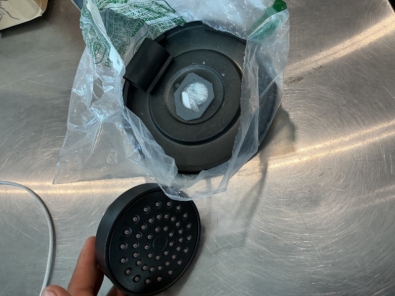 Photo 1 of ***Missing for shower*** Gibson Matte Black Eco-Performance Modern Shower Trim Featuring Bathroom Showerhead and Lever Handle, Posi-Temp Valve Required, T2902EPBL