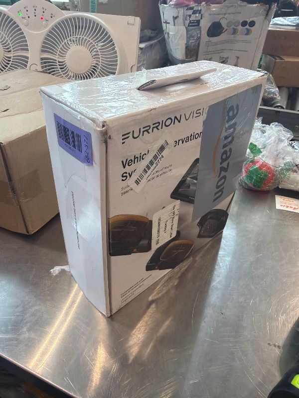 Photo 1 of [Read Notes] Furrion 2021124375 Vision S+ RV Backup Camera System - 5" Monitor, Side Cameras, Rear Sharkfin Camera # FOS5HTAEN