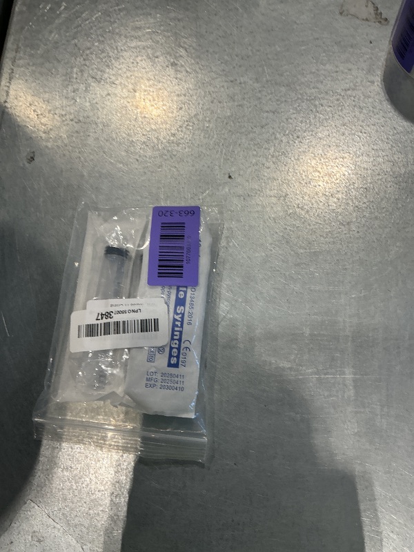 Photo 1 of 10ml Syringe for Liquid, Oral, Scientific Labs, Measurement, Dispensing, with Cap- 3 Pack
