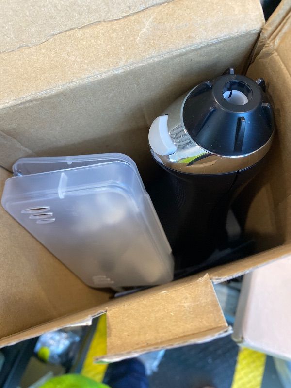 Photo 1 of *MISSING PARTS - see clerk notes*
Waterpik Cordless Advanced 2.0 Water Flosser For Teeth, Gums, Braces, Dental Care With Travel Bag and 4 Tips, ADA Accepted, Rechargeable, Portable, and Waterproof, Black WP-582, Packaging May Vary