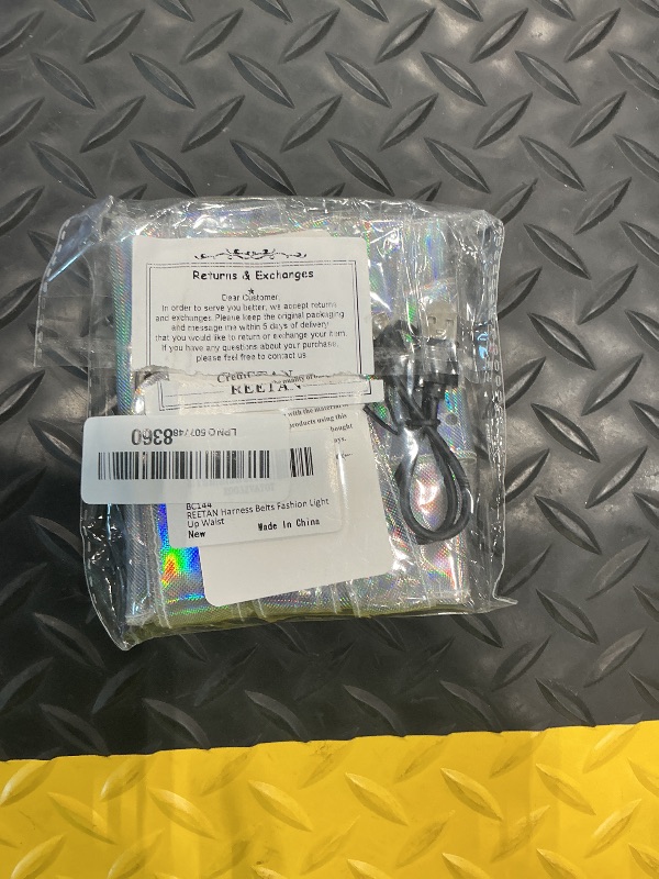 Photo 1 of **SOLD AS IS NO REFUND/RETURN** SEE COMMENTS!~
Reetan Rave Body Harness Belt Clear LED Fashion Belts Accessories for Women