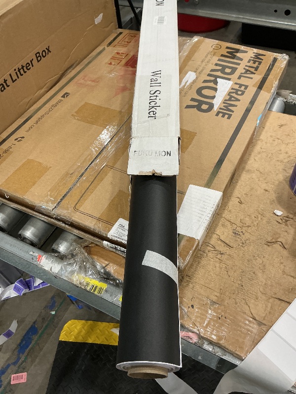 View 2 of [BLACK NOT WHITE] PerkHomy White Kraft Paper Roll 36" x 1,800" (150') for Gift Wrapping Bouquet Flower Art Painting Craft Writing Packaging Shipping 80GSM 55LB (BLACK, 36" x 150')