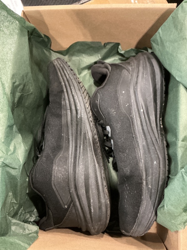 Photo 1 of *MAJOR DAMAGE*
HI-TEC Resist SR Runner Mesh Black Non Slip Work Shoes for Women, Comfortable Water Resistant Womens Food Service Sneakers, Medium and Wide Width - Black, 8.5 Medium