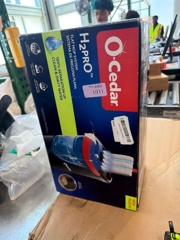 Photo 1 of [Missing Essential Piece] O-Cedar H2prO Flat Mop System | Quick Everyday Cleaning | Dual-Tank Fresh Water System | Machine Washable Reusable Microfiber Mop Pad | Safe on Hardwood, Tile & Vinyl Floors