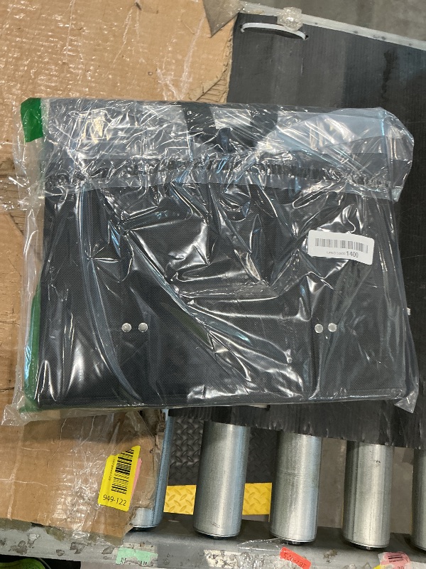 Photo 1 of [MISSING PARTS 1PK] BALEINE 3Pk Reusable Grocery Bags, Foldable Shopping Bags for Groceries with Reinforced Bottom & Handles (Black)