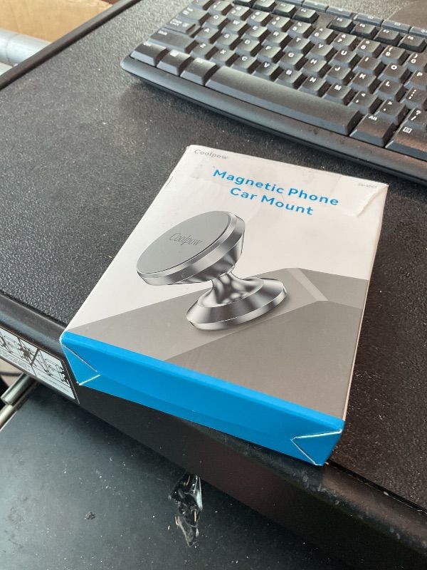 Photo 1 of [UNTESTED] Coolpow?2 Packs Magnetic Phone Holder for Car?Strong Magnet? Phone Holders for Your Car Phone Holder Mount?4 Metal Plate? Universal Car Accessories for Women Men for iPhone Samsung Speakerphones