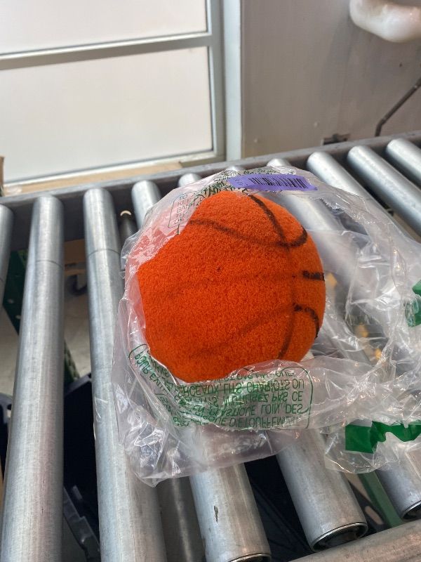 Photo 1 of [MINOR DAMAGE] Nerf Quietcourt Silent Foam Mini Basketball - Quiet Ball for Indoor Dribbling Practice + Drills - 7" Inch Mini Kids + Youth Basketball - Never Goes Flat Foam Construction