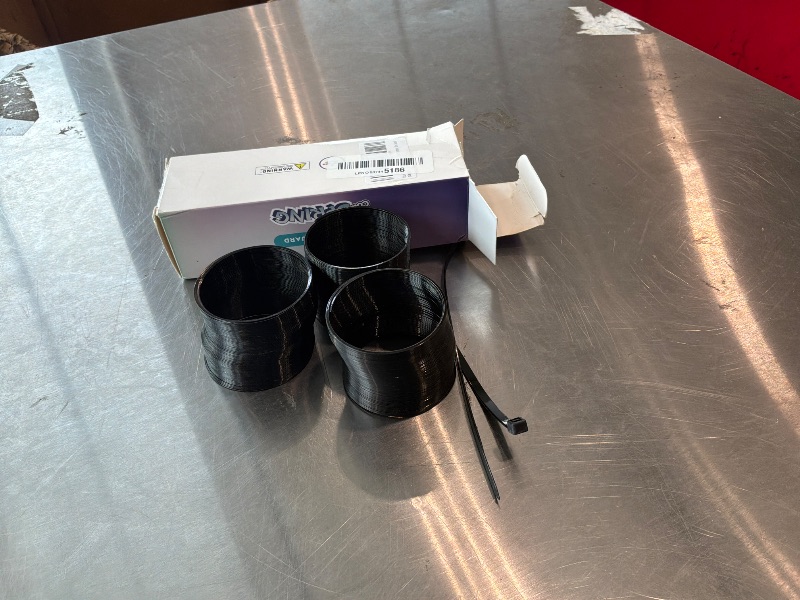 Photo 1 of [Missing zipties] 3 Pcs Outdoor Squirrel Baffle - Metal Spring Device, Anti Squirrel Barrier - Spring Coil Guard, Bird Feeder Accessories for Bird Feeder Poles Protect Seed
