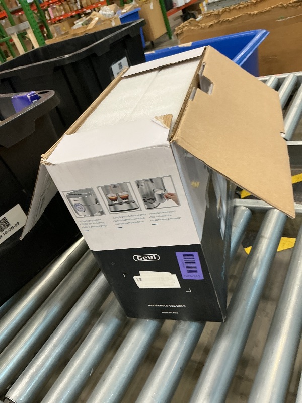 Photo 1 of **UNTESTED**
Gevi Commercial Espresso and Coffee Makers, Professional 20 Bar Espresso Maker with Milk Frother, Stainless Steel Expresso Coffee Machines for Home, Compact Cappuccino Machine, Great Gift1076545850
LPNO546514138
LPNO547420337