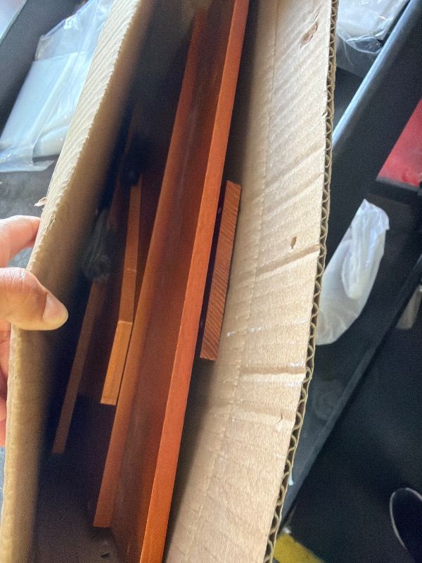 Photo 1 of **USED**Vecxoty Wood Vinyl Record Storage, Retro & Durable Vinyl Crate and Record Holder, Album Storage Record Case Box for 60+ Records, Perfect Record Organizer for Home Decor and Collection Display(Brown)