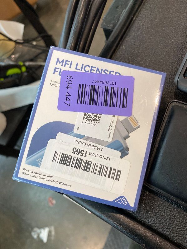 View 2 of [Price is locked, actually $30] MFi Certified 256GB Flash Drive for iPhone iPad, Photo Stick for External Memory Storage, Easily Back Up and Save Photos Videos, USB Memory Stick Thumb Drive for iPhone/iPad/Android/PC(Rosepink)