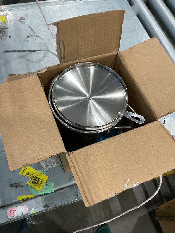 Photo 1 of 1.8L / 61 oz Bacon Grease Container with Strainer, 304 Stainless Steel Grease Container, Oil Filter with Fine Mesh Strainer and Dust-Proof Lid for Storing Frying Oil