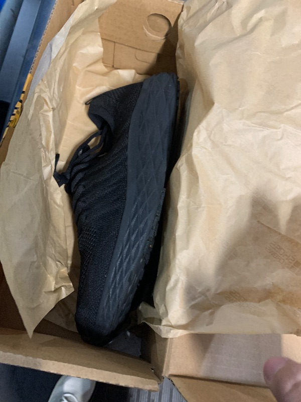 Photo 1 of ***missing right shoe***Shoes for Crews Women's Slip-Resistant Work Sneakers – Comfortable, Non-Slip Work Shoes for Women in Food Service, Healthcare, Hospitality - Everlight, Black, Size 7.5