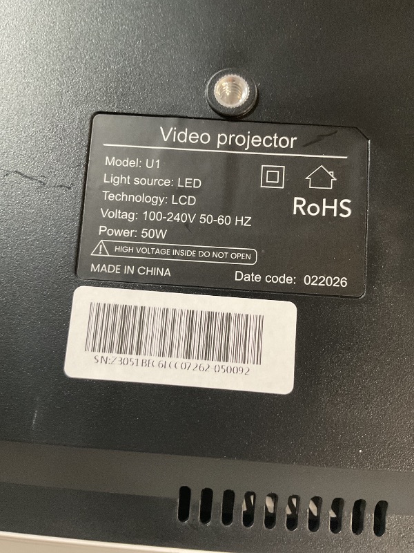 Photo 1 of [Official Licensed Google TV] Projector, Smart 4K&1080P Projector with WiFi and Bluetooth, Auto Focus & Keystone, Voice Control Movie Video Projector, Home Projector with 360° Rotating Stand