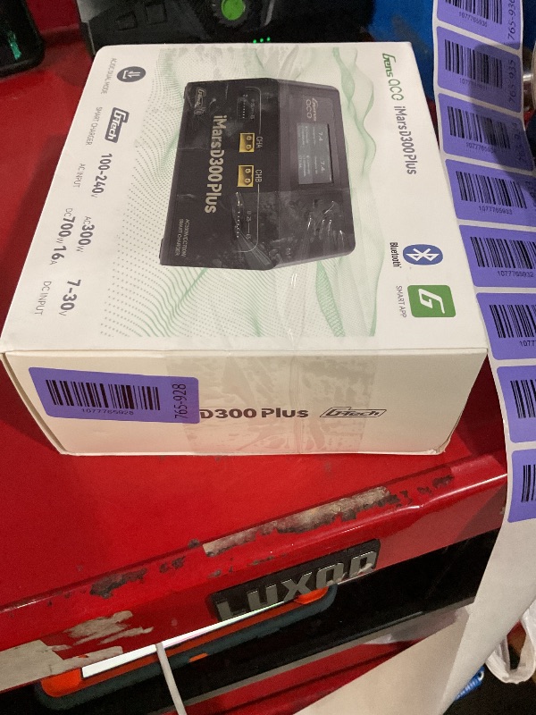 Photo 1 of ***MAY NOT BE FUNCTIONAL***
IMARS D300 Plus Gens Ace Lipo Battery Charger G-Tech Series Dual Lipo Balance Charger AC 300W DC 700W 16A Smart Charger for 1s~6s Lipo Batteries, Life/NiCd/MH/LiHV, Plug&Play (Black)
