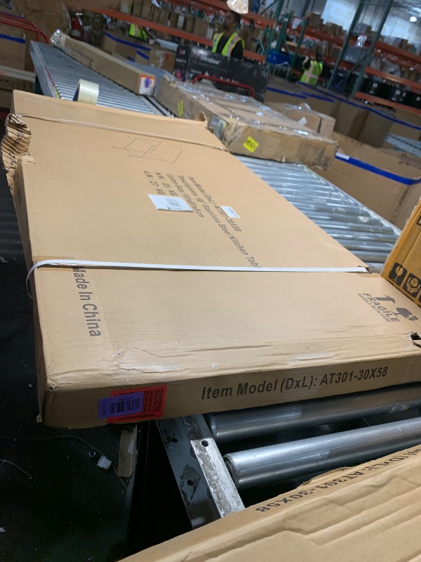 Photo 1 of ***FACTORY SEALED - OPENED FOR INSPECTION***
Stainless Steel Table for Prep & Work, 30x58 Inches, Metal Commercial Heavy Duty Table with Adjustable Under Shelf for Restaurant, Home and Hotel