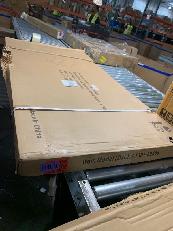 Photo 1 of ***FACTORY SEALED - OPENED FOR INSPECTION***
Stainless Steel Table for Prep & Work, 30x58 Inches, Metal Commercial Heavy Duty Table with Adjustable Under Shelf for Restaurant, Home and Hotel
