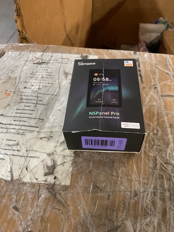 Photo 1 of *FACTORY SEALED*
SONOFF NSPanel Pro 120 Smart Home Control Panel (Black)