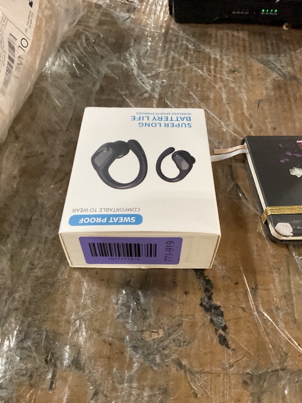 Photo 1 of  Wireless Earbuds, Sports Bluetooth Headphones, 80Hrs Playtime Ear Buds with LED Power Display, Noise Canceling Headset, IPX7 Waterproof Earphones for Workout/Running (Black)