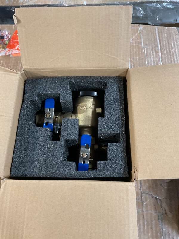 Photo 1 of ?UPC® Certified?1" Pressure Vacuum Breaker Assembly, Metal Top Cover, Thickened Brass Backflow Preventer Valve, Anti-Siphon Valves for Irrigation and Outdoor Sprinkler Systems, MAX 400PSI