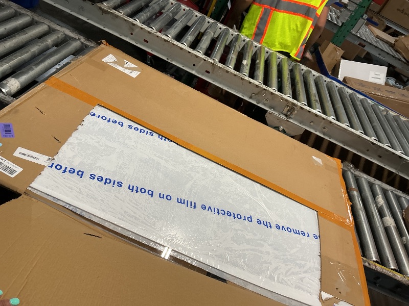 View 2 of [Upgraded Version] Crystal Clear 1/5" Thick 47" x 35" Heavy Duty Hard Chair Mat, Can be Used on Carpet or Hard Floor
