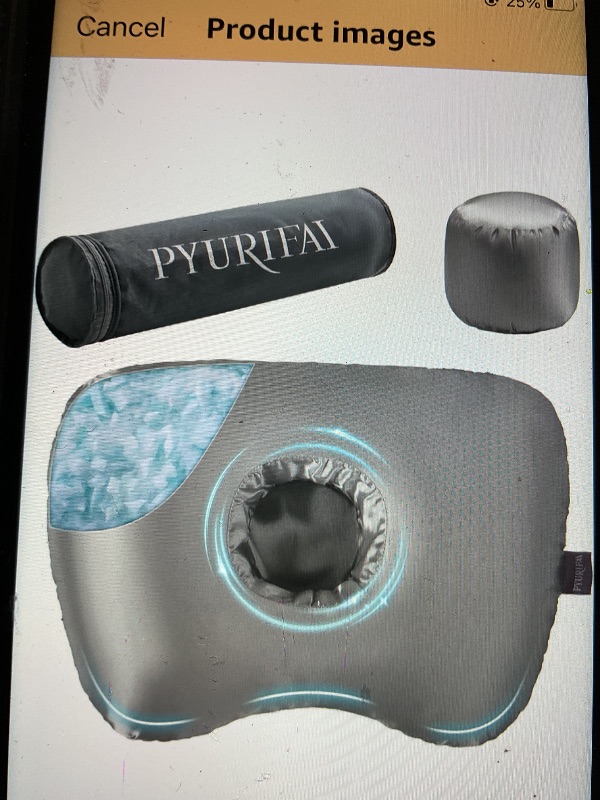 Photo 1 of ***STOCK IMAGE FOR REFERENCE******STOCK IMAGE FOR REFERENCE***piercing pillow, ear piercing, pillow with foam plug