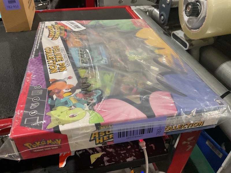Photo 1 of ***FAKE*** Pokémon TCG: Mega Evolution—Ascended Heroes First Partners Deluxe Pin Collection (3 Foil Promo Cards, 1 Deluxe Pin & 5 Booster Packs