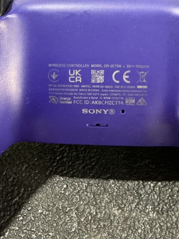 Photo 1 of * stock photo for reference**
PlayStation  DualSense Wireless Controller - 
Purple